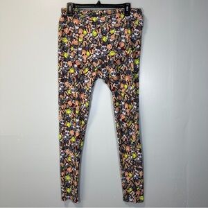 Lularoe OS Leggings Woodland Creatures Fox Panda Frog Zebra Cheetah Tall & Curvy